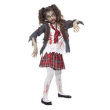 Smiffys Zombie School Girl Child Costume Tween (Age 13-14)
