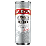Smirnoff & Diet Cola Vodka Ready to Drink Premix Can 250