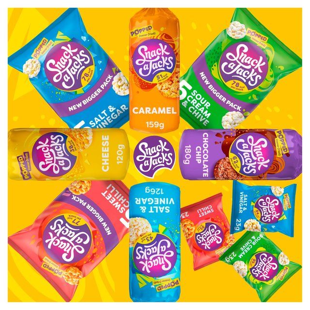 Snack a Jacks Salt & Vinegar Rice Cakes 23g