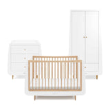 SnuzKot Skandi 3 Piece Nursery Furniture Set - Natural