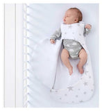 SnuzPouch 1.0 Tog Baby Sleeping Bag - Grey Star, 6-18 Months
