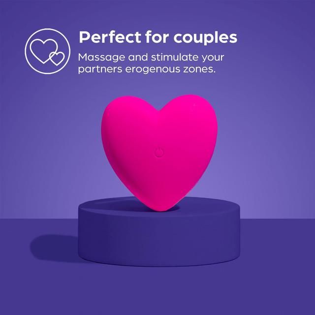 So Divine Je t'aime Heart Vibrator