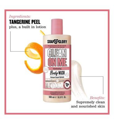 Soap & Glory Clean on Me Shower Gel 500ml