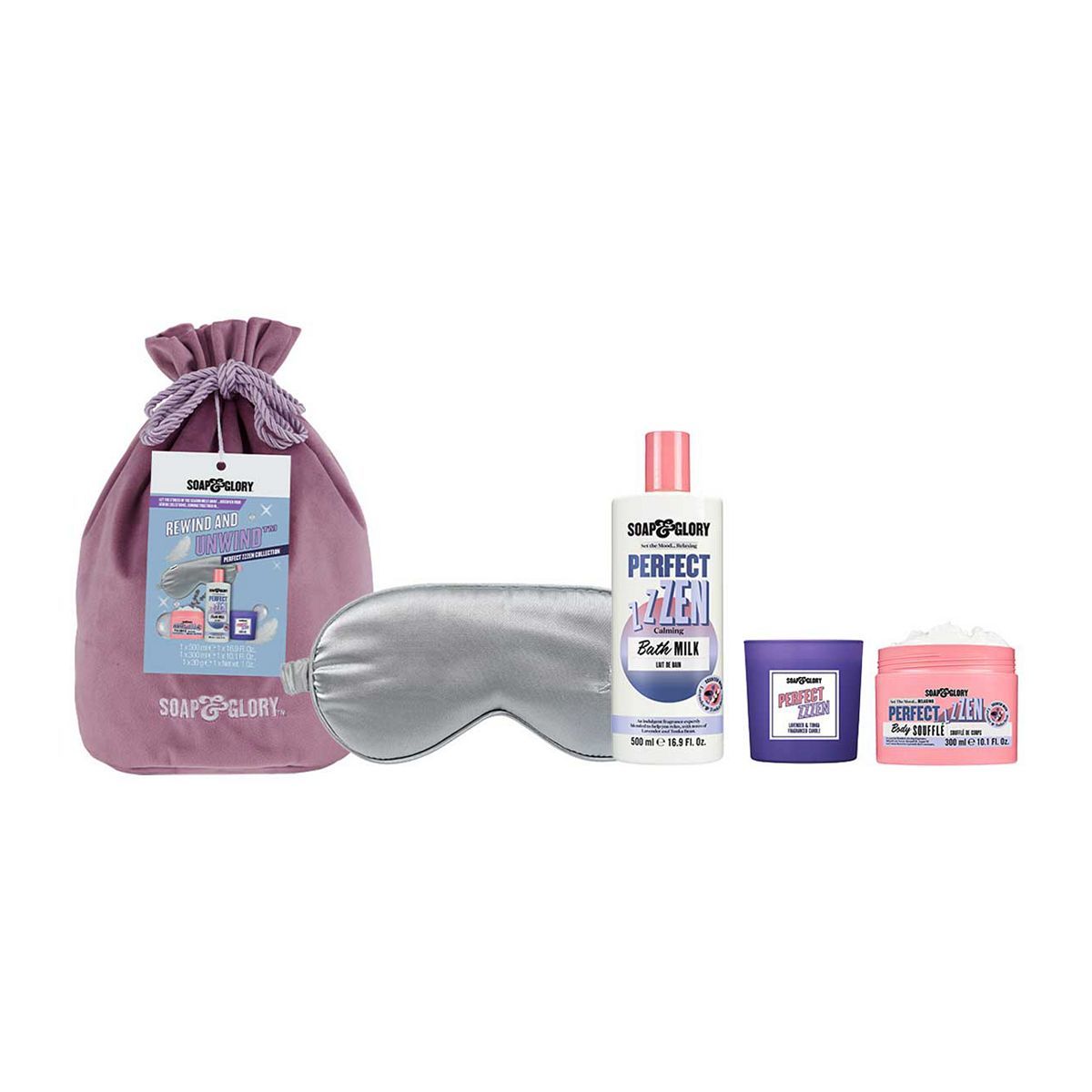 Soap & Glory Rewind And Unwind™ 4 Piece Gift Set