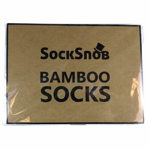 Sock Snob 4 Pairs Mens Soft Bamboo Crew Socks 7-11 UK