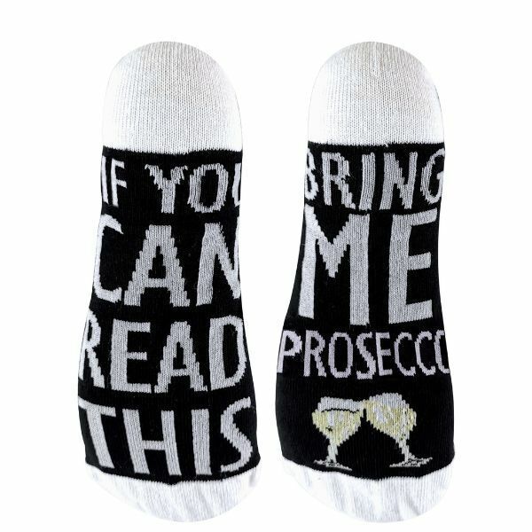 Sock Snob If You Can Read This Bring Me... Socks 4-8 UK Prosecco / 1EA