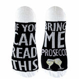 Sock Snob If You Can Read This Bring Me... Socks 4-8 UK Prosecco / 1EA