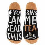 Sock Snob If You Can Read This Bring Me... Socks 6-11 UK Tea / 1EA