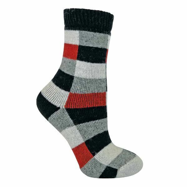 Sock Snob Ladies Chunky Knit Wool Ankle Boot Socks 4-8 UK