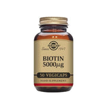 Solgar Biotin Vegetable Capsules 5000ug 50 per pack
