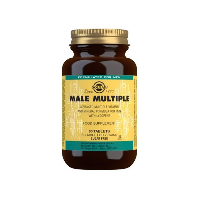 Solgar Male Multiple Multivitamin Supplement Tablets 60 per pack