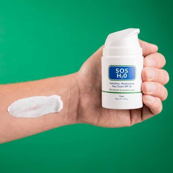 SOS H20 Facial Moisturiser SPF 30, 200ml