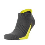 Spiro Adult Sports Socks (Pack of 3) (S-M) Grey/Lime Green / 0.30EA