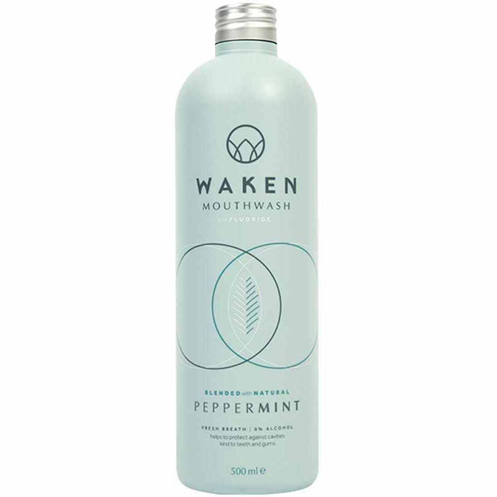 Waken Daily Care Peppermint Mouthwash 500ml Mouthwash Boots