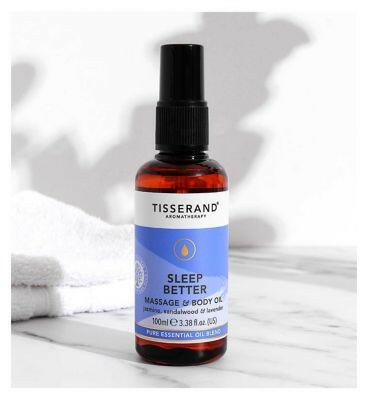 Tisserand Aromatherapy Sleep Better Massage & Body Oil 100ml Vitamins, Minerals & Supplements Boots