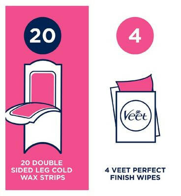 Veet 40 Wax Strips Maxi Format - Sensitive Skin Women's Toiletries Boots