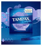 Tampax Compak Lites Tampons Applicator 18X Suncare & Travel Boots