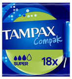 Tampax Compak Super Tampons Applicator 18X GOODS Boots