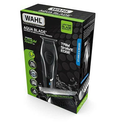 Wahl Trimmer Kit Aqua Blade Rechargeable Men's Toiletries Boots