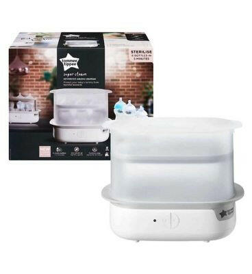 Tommee Tippee Advanced Steam Electric Steriliser for Baby Bottles, White Toys & Kid's Zone Boots