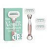 Venus Deluxe Smooth Sensitive RoseGold Razor Handle + 3 Blades GOODS Boots