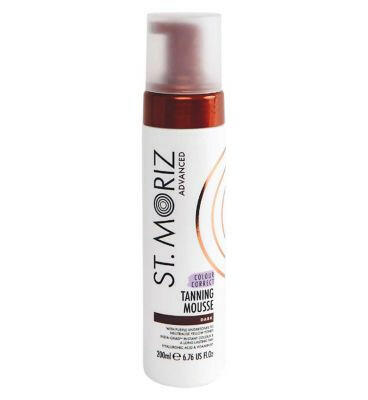 St Moriz Advanced Colour Correcting Tanning Mousse Dark 200ml GOODS Boots