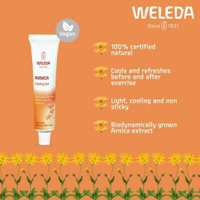 Weleda Arnica Cooling Gel 25g Vegetarian & Vegan Boots
