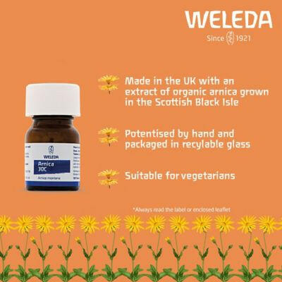 Weleda Arnica Tablets - 125 x 30C First Aid Boots