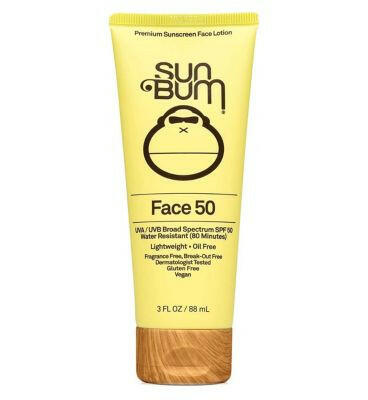 Sun Bum Original Broad Spectrum Moisturizing Facial Sun Cream-SPF 50 88ml Suncare & Travel Boots