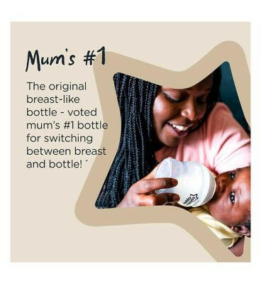 Tommee Tippee Closer to Nature Baby Bottles, Slow-Flow Breast-Like Teat with Anti-Colic Valve, 260ml, Pack of 3, Jungle Blues Baby Accessories & Cleaning Boots