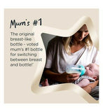 Tommee Tippee Advanced Anti-Colic Baby Bottle, Slow Flow Breast-Like Teat, Vented Anti-Colic Wand, Self-Sterilising, Pack of 3 Baby Accessories & Cleaning Boots