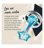 Tommee Tippee Advanced Anti-Colic Baby Bottle, Slow Flow Breast-Like Teat, Vented Anti-Colic Wand, Self-Sterilising, Pack of 3 Baby Accessories & Cleaning Boots