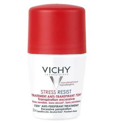 Vichy 72HR Stress Resist Roll-On Anti-Perspirant for sensitive skin 50ml Deodorants Boots