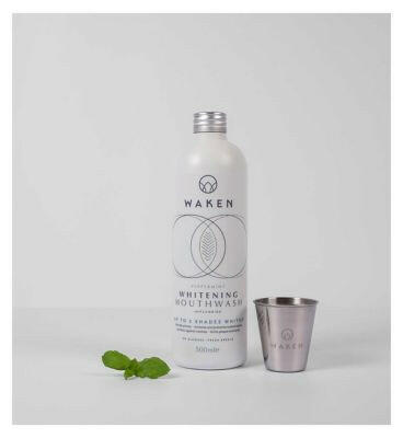Waken Whitening Peppermint Mouthwash 500ml Dental Boots