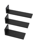 Tutti Bambini Rio Set of Three L-Shaped Wall Shelves - Slate Grey GOODS Boots