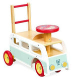 Vilac 2 In 1 Retro Wooden Camper Van GOODS Boots