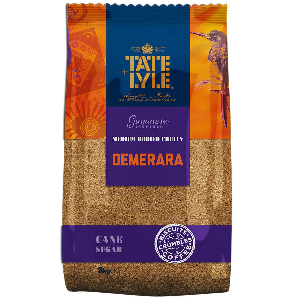 Tate & Lyle Demerara Pure Unrefined Cane Sugar, 3kg GOODS Costco UK