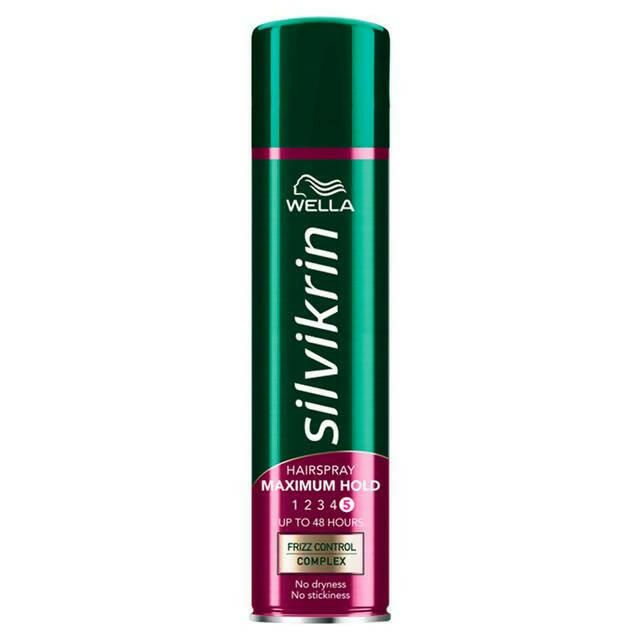 Wella Silvikrin Maximum Hold Hairspray 400ml styling & hairspray Sainsburys