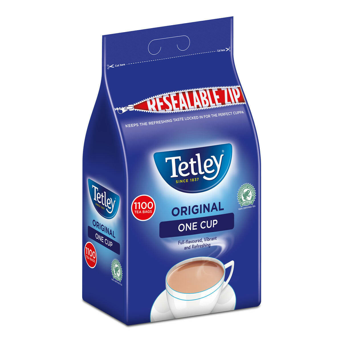 Tetley 1 Cup Tea Bags, 1100 Pack GOODS Costco UK Default Title