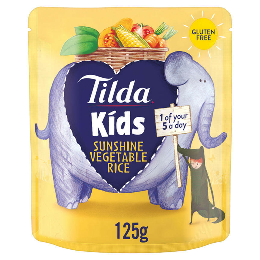 Tilda Kids Sunshine Vegetable Rice Rice, Pasta & Noodles ASDA