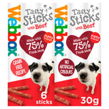 Webbox Dogs Delight with Beef Tasty Sticks Dog Treats 6 Pack Dog Food & Accessories ASDA