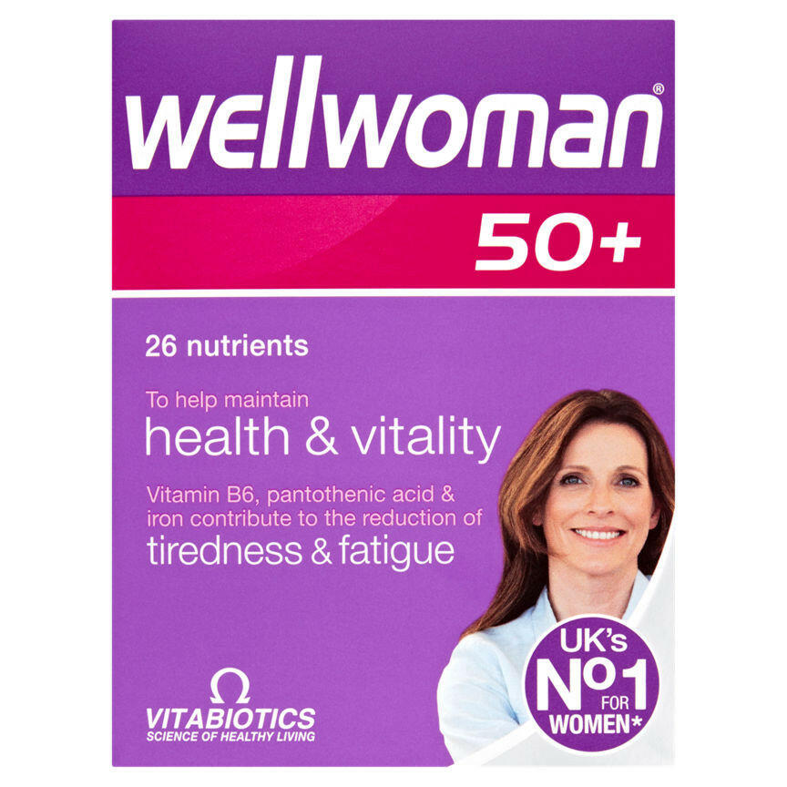 Vitabiotics Wellwoman 50+ Vitamins, Minerals & Supplements ASDA