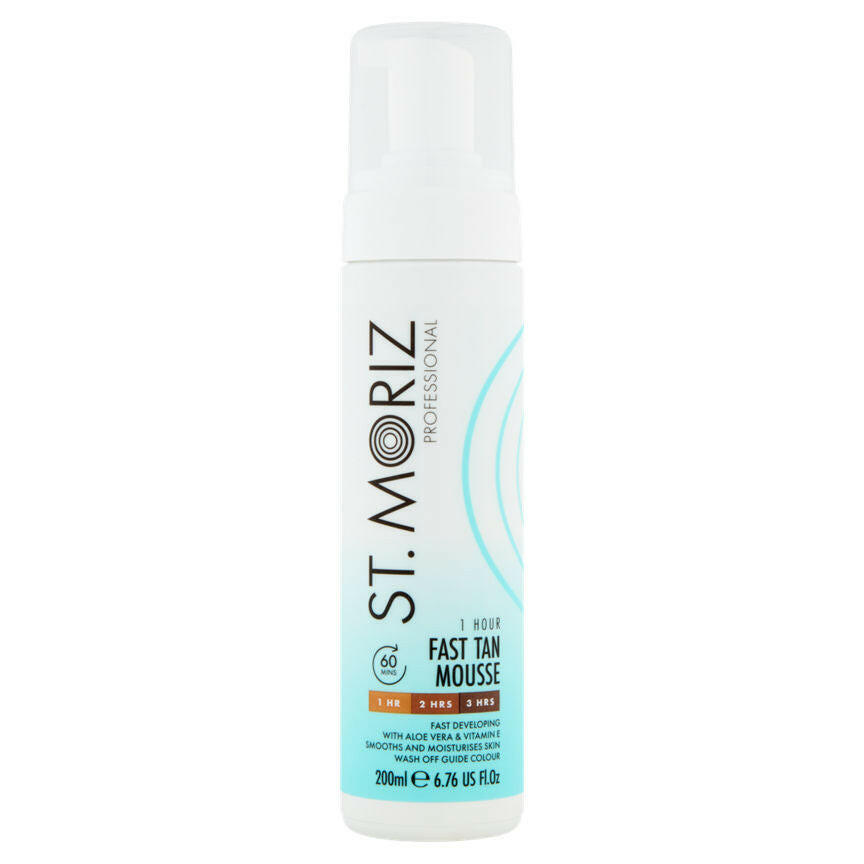 St. Moriz Professional Fast Self Tanning Mousse Suncare & Travel ASDA