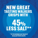 Walkers Less Salt Lightly Salted Multipack Crisps GOODS ASDA