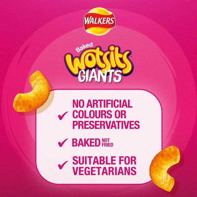 Walkers Wotsits Giants Prawn Cocktail Snacks Crisps, Nuts & Snacking Fruit M&S