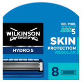 Wilkinson Sword Hydro 5 Skin Protection Men's Razor Blades Regular x8 men's razors & blades Sainsburys