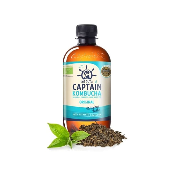 The GUTsy Captain Kombucha California Raspberry Bio-Organic Drink 400ml