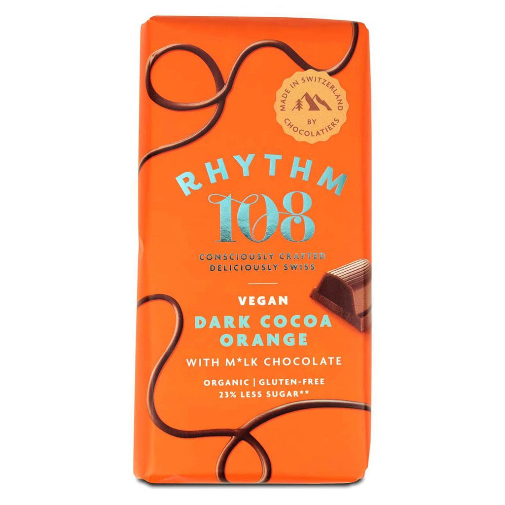 Rhythm 108 M*lk Chocolate Orange Tablet - 100g