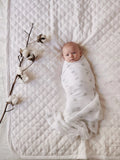 Purebaby Muslin Wrap, Pack of 2, Pale Grey - McGrocer