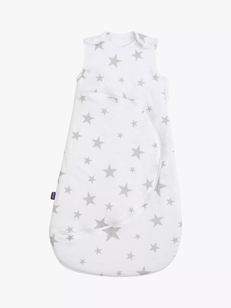 Snüz SnüzPouch Star Baby Sleeping Bag, 1 Tog, Grey